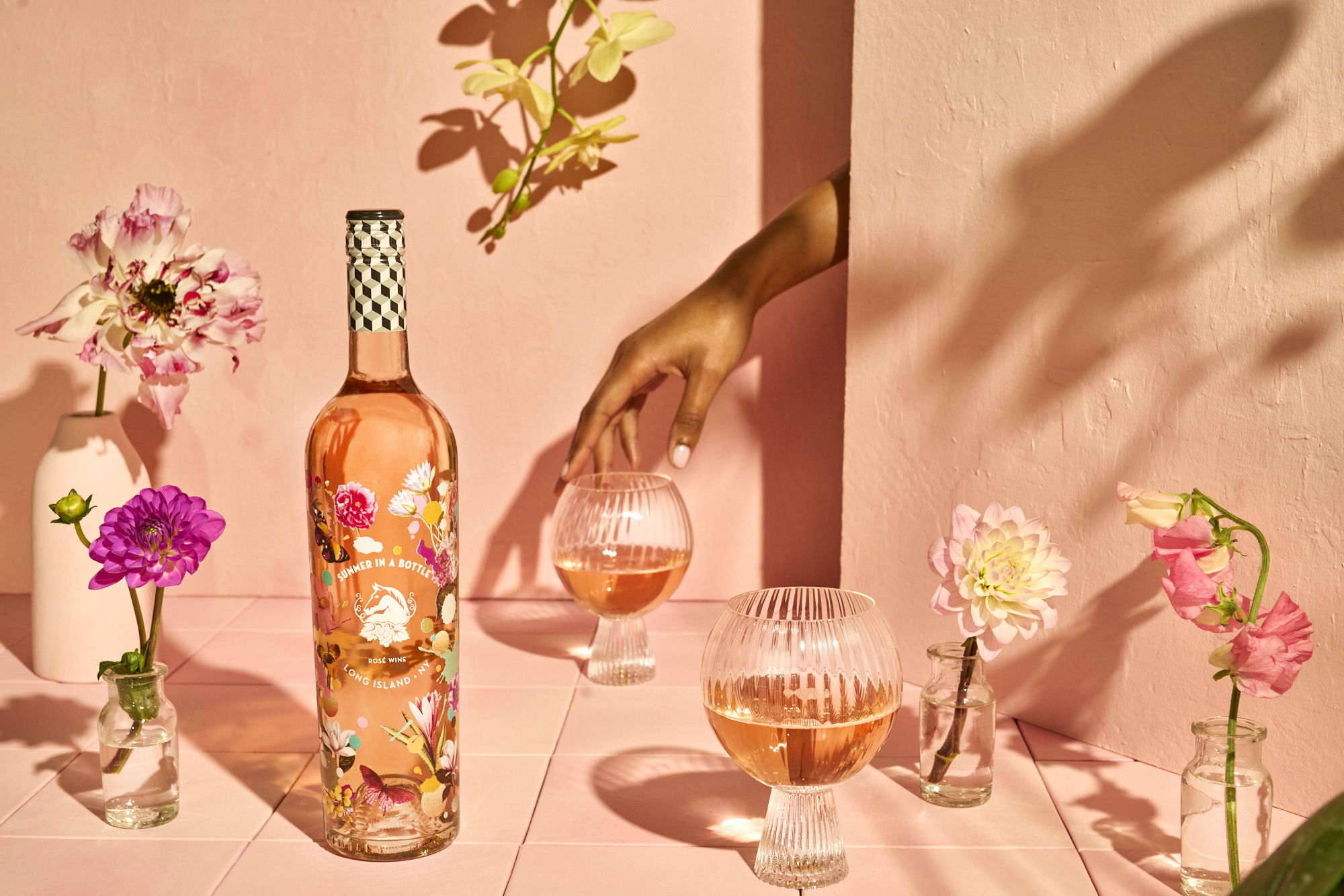 Wölffer's signature rosé, "Summer in a Bottle."