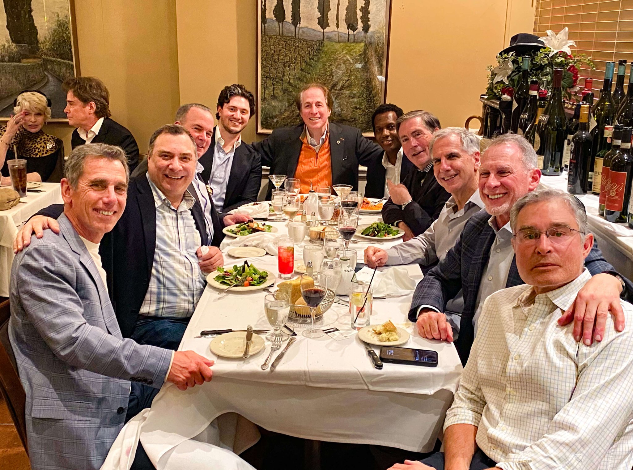 Friars Club members met for dinner in NYC