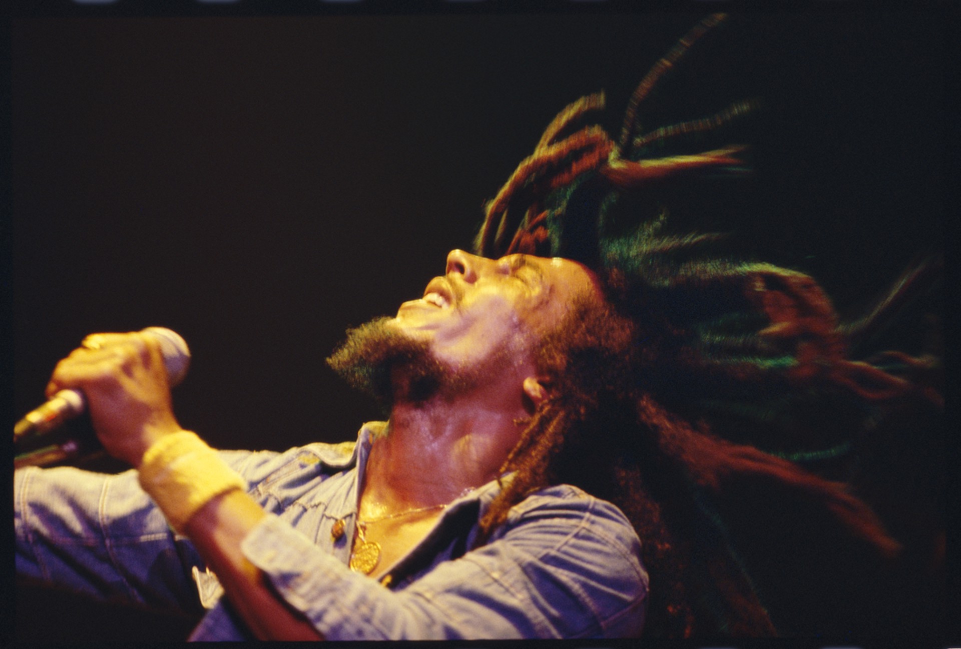 Bob Marley Steve Joester "Flying Dreads" (multiple sizes and prices available upon request), Photography 40 x 60 inches - Contact The White Room Gallery for pricing