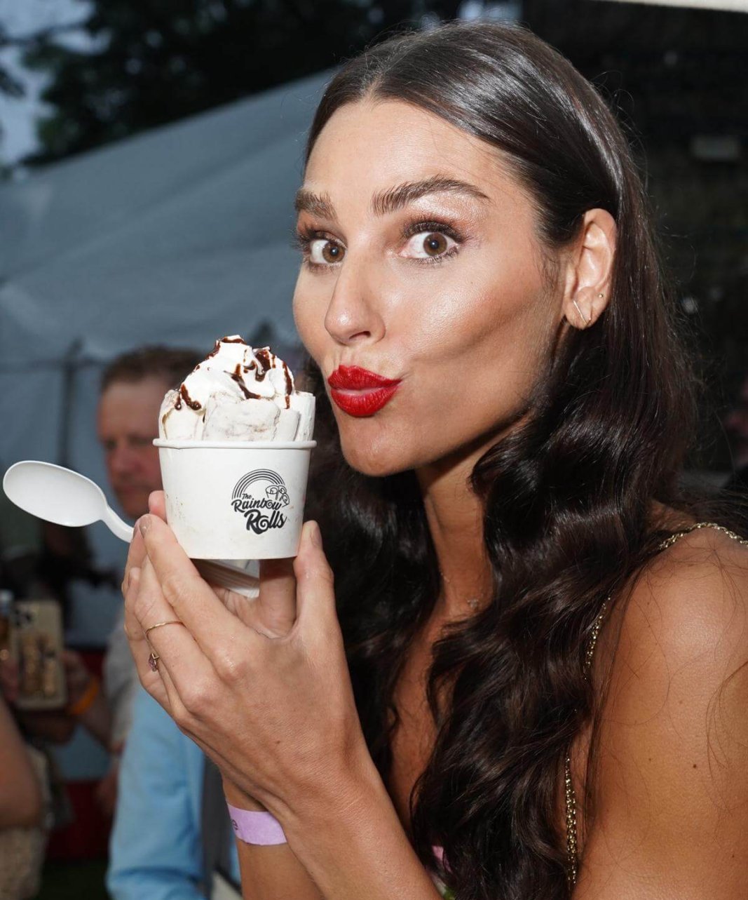 Dan's Taste Summer Series Presented by Wilmington Trust woman eating ice cream