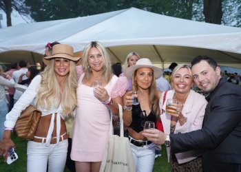 An elegant evening unfolds at the Southampton Arts Center, where food, wine, and music take center stage at Dan’s Rosé Soirée.