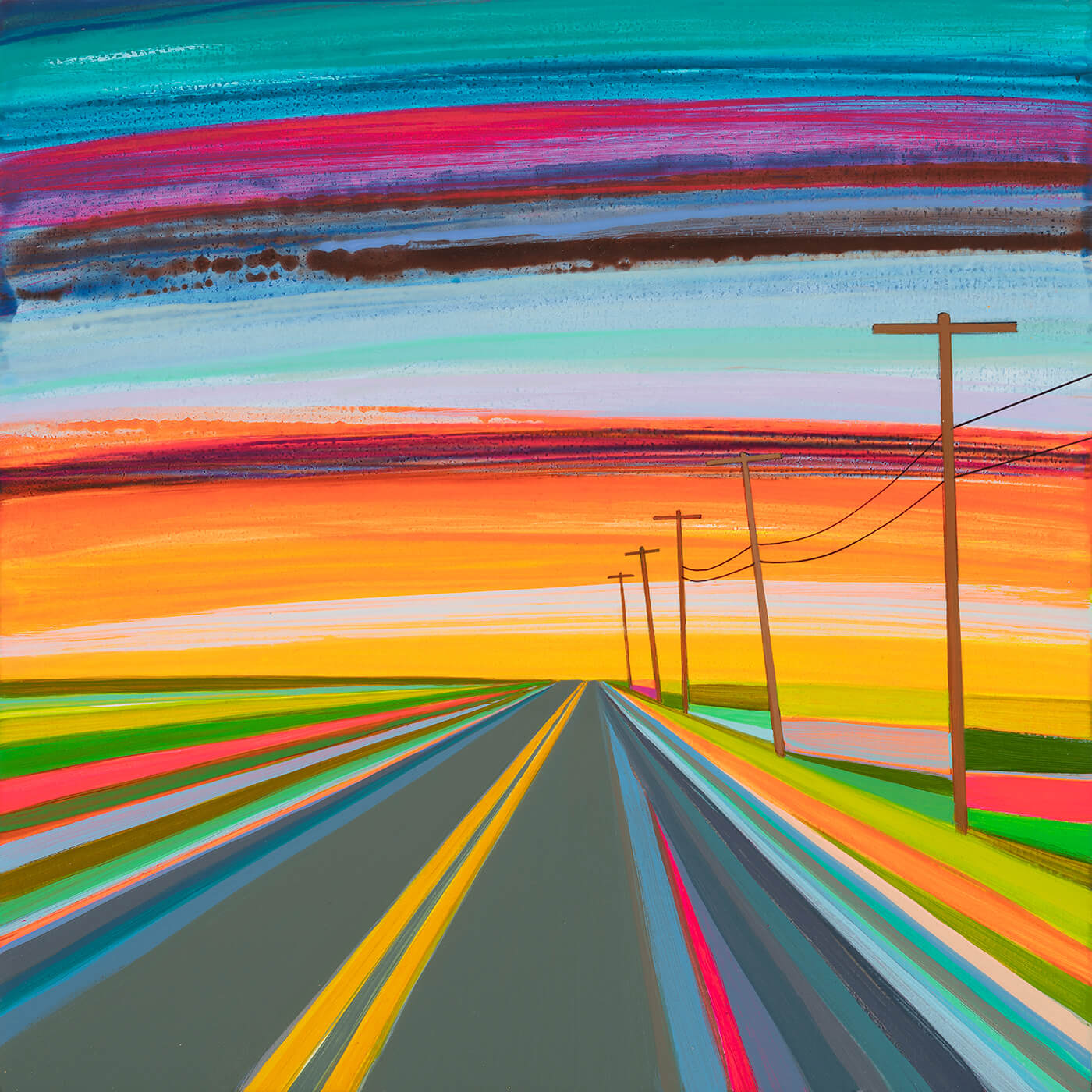 April 4, 2025 Dan's Papers cover art, “Backroads, Napeague Meadow Road,” by Grant Haffner