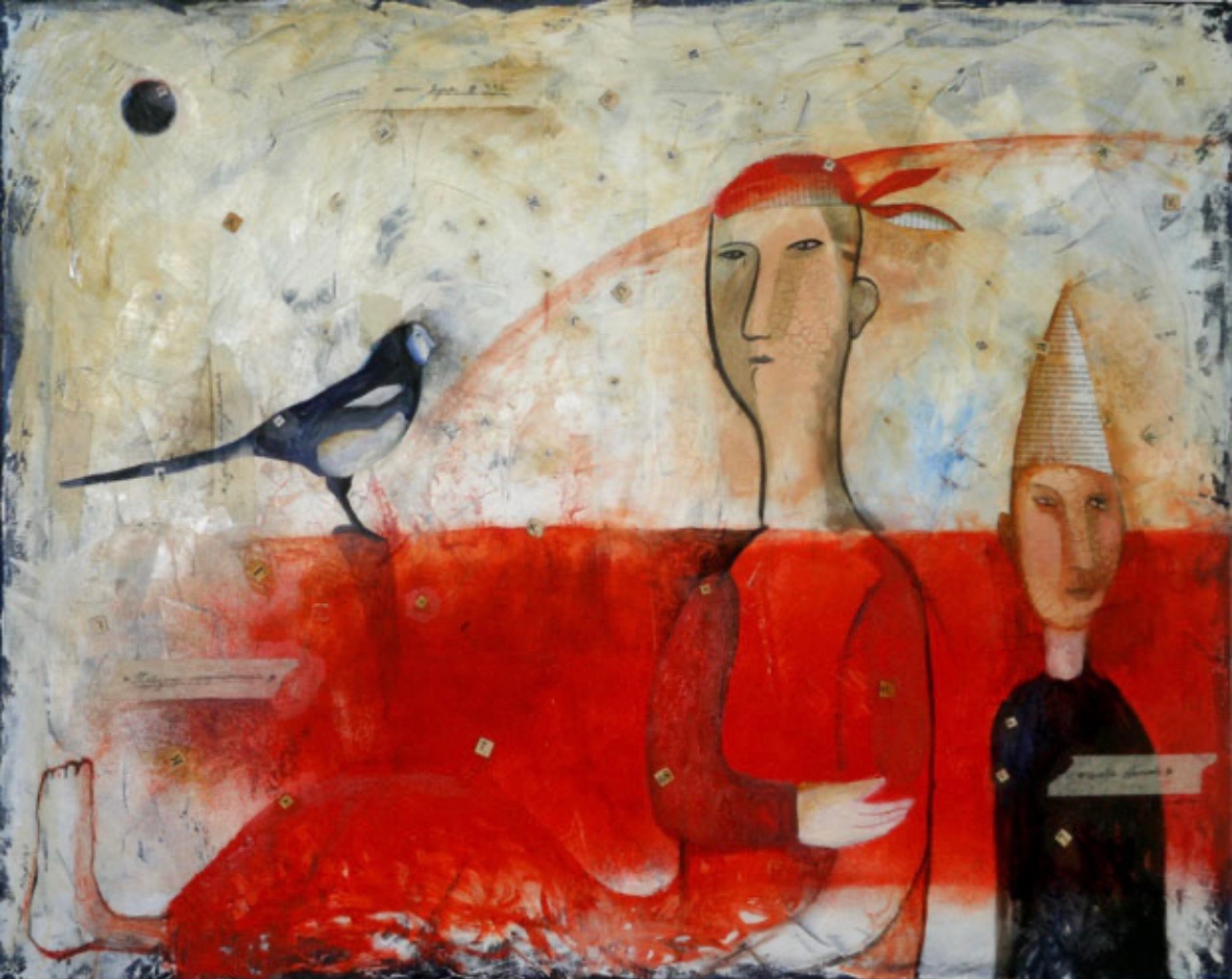 Art by Yevgenia Nayberg is on view in "If Women Ruled the World" at William Ris Gallery