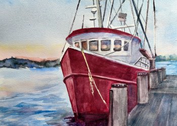 April 25 Dan's Papers North Fork cover art by Susan Sterber