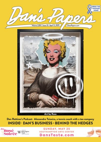 April 11, 2025 Dan's Papers cover art by Kozo, Courtesy of DTR Modern Galleries