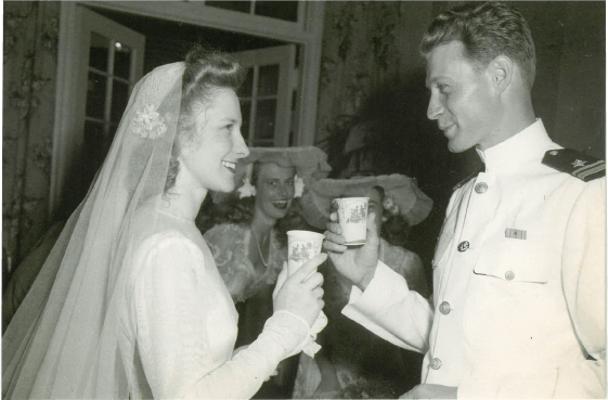 Bob and Jean's wedding toast - the couple that inspired Robert Schenkkan's Bob & Jean: A Love Story 