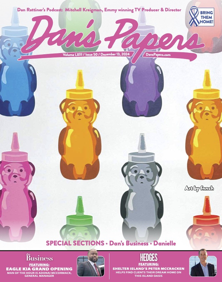 December 13, 2024 Dan's Papers cover art by fnnch, Courtesy DTR Modern Gallery