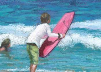 June 2024 Dan's North Fork cover art (detail) by Dorothy Russo
